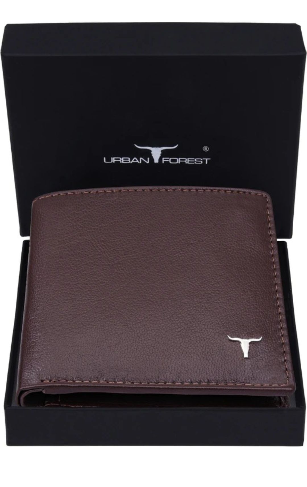Urben Forest:- Men Casual, Formel Brown Genuine Leather Wallets