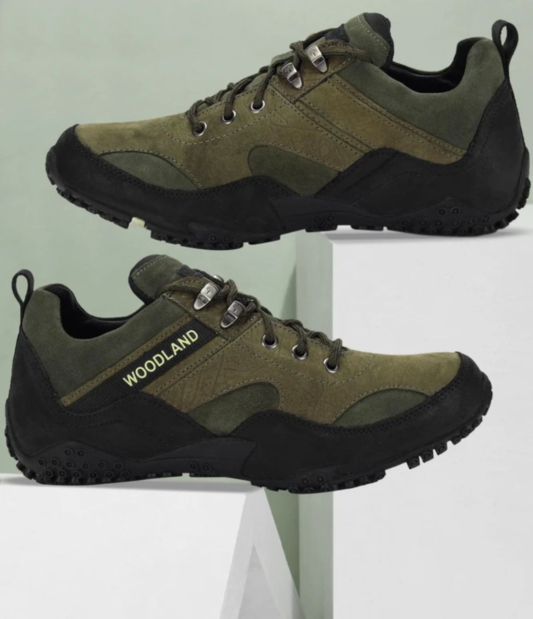 Woodland:- Casual Shoes for Men( Green)