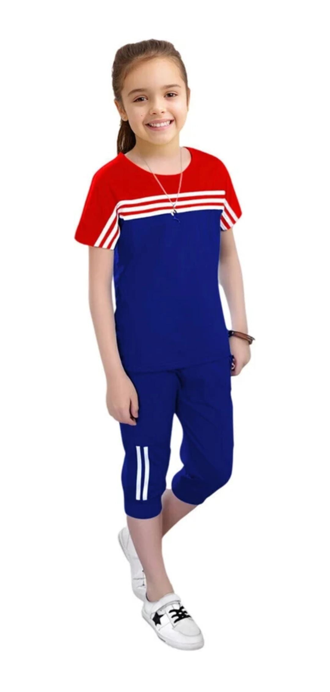 Baby boys & Baby girls Casual T-shirt Three Fourth Pant