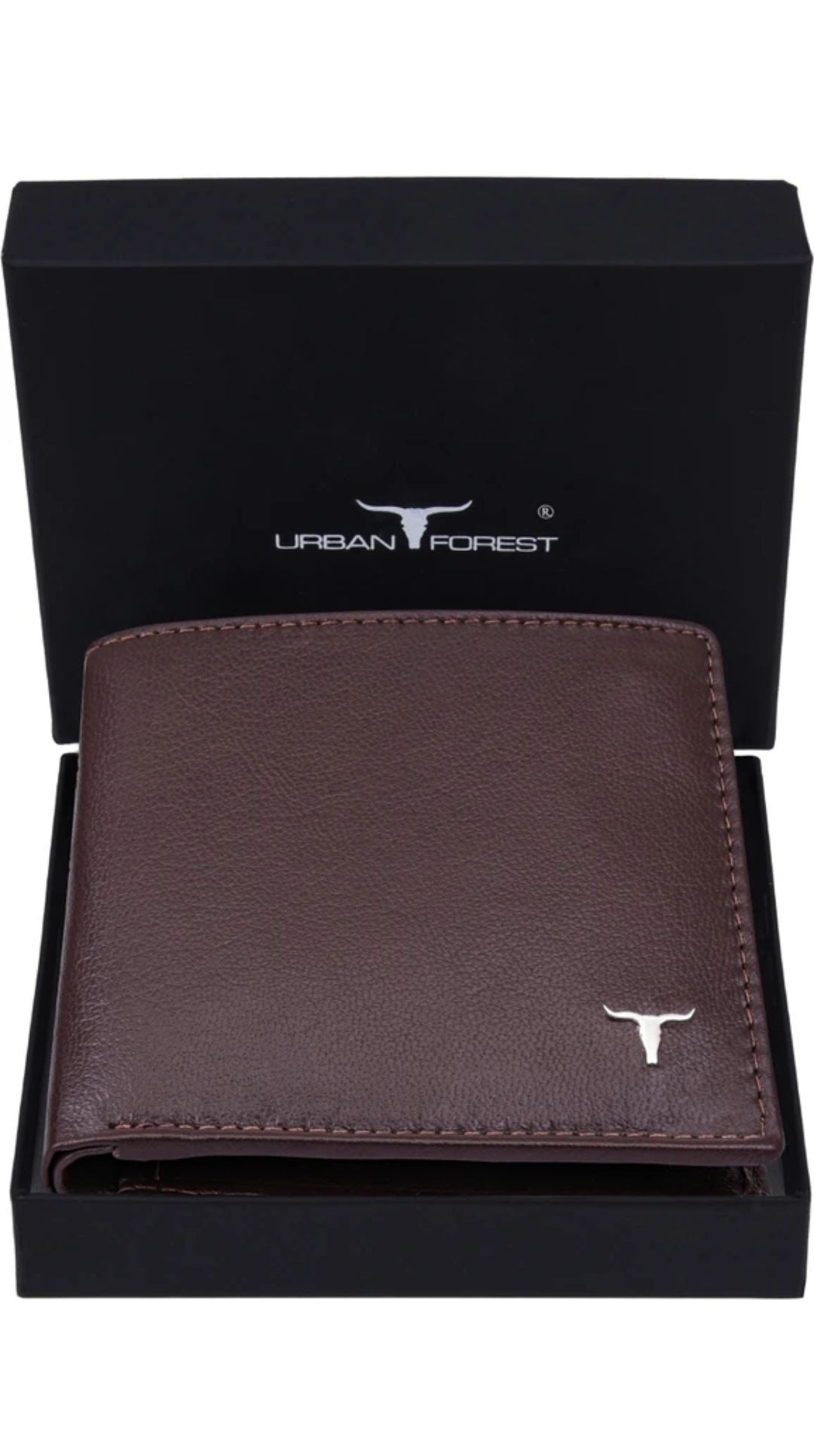 Urben Forest:- Men Casual, Formel Brown Genuine Leather Wallets