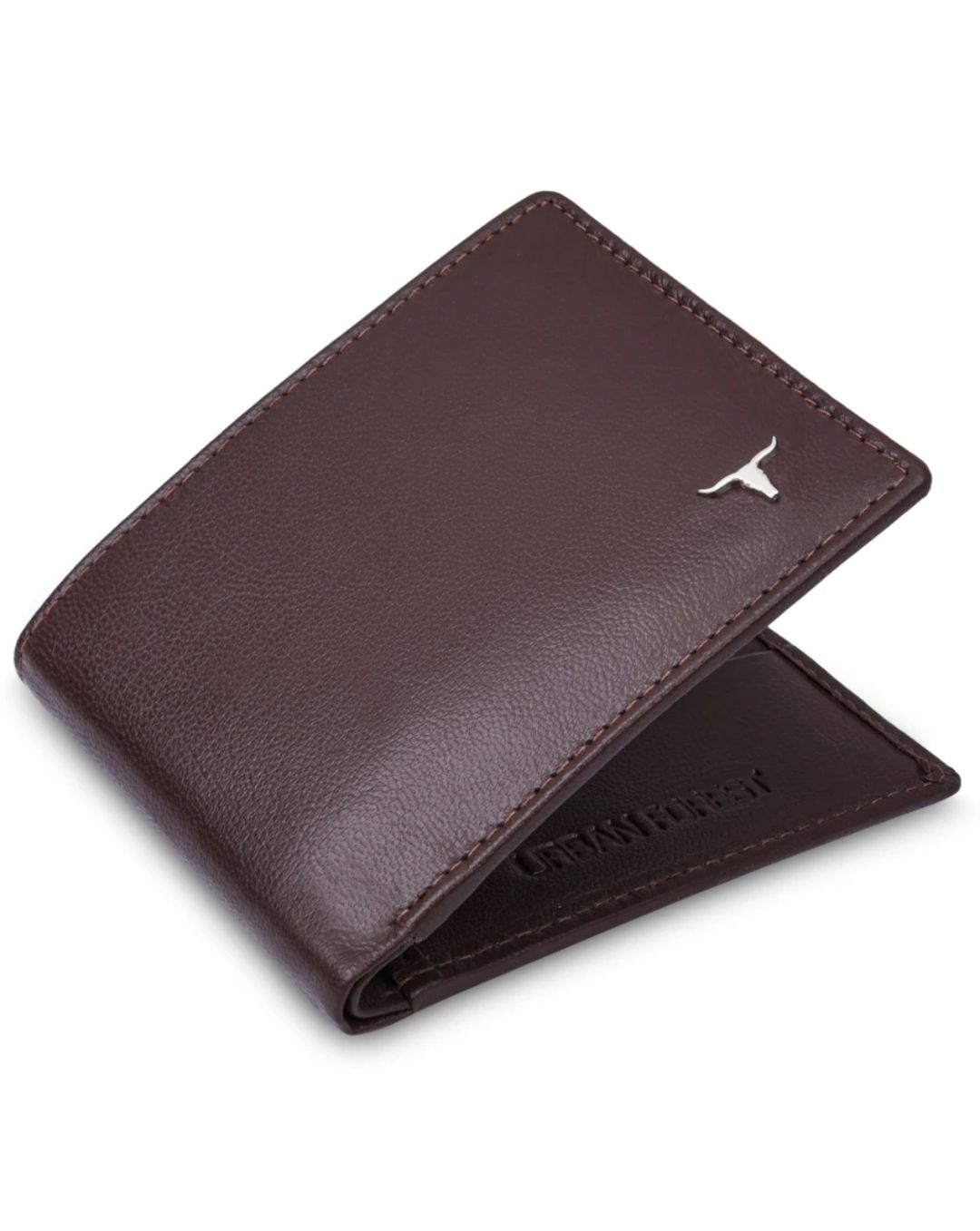 Urben Forest:- Men Casual, Formel Brown Genuine Leather Wallets