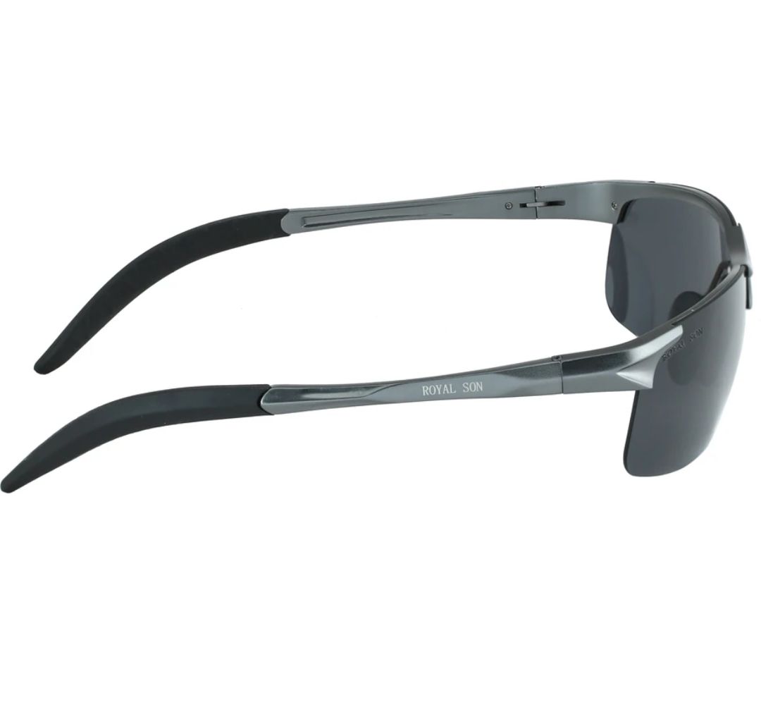 ROYAL SON:- Polorised, UV Protection Sports Sunglasses (for men- Black)