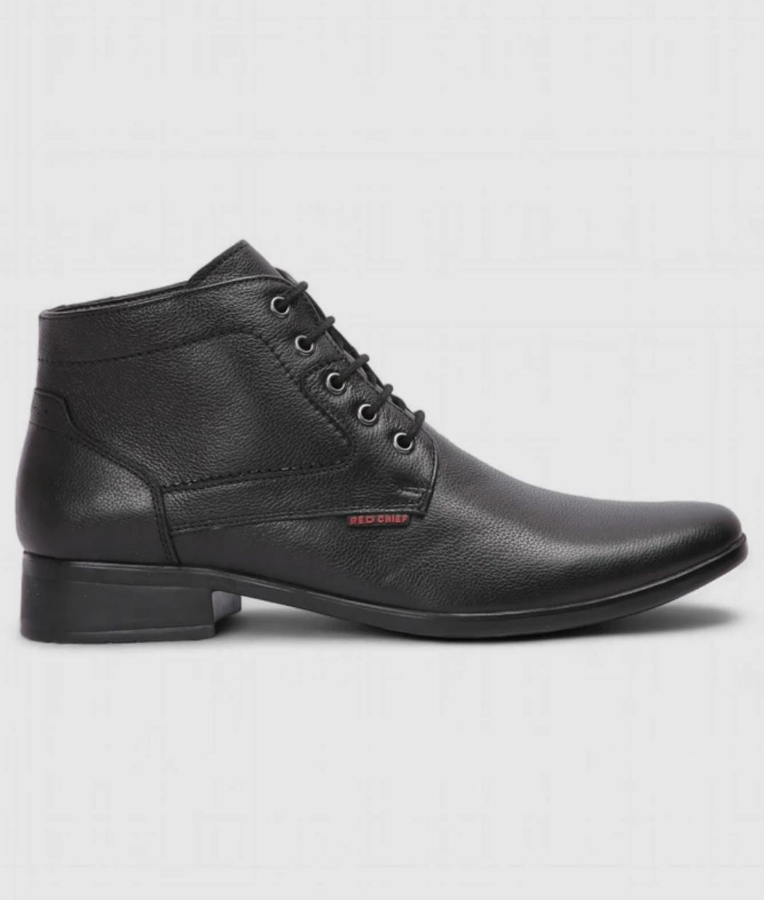 Red Chief- Genuine Leather Formal Boots With Formal Shoes For Men (Black)
