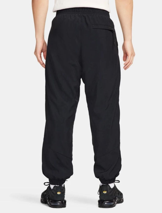 Nike: -Men Solid Black Track Pants