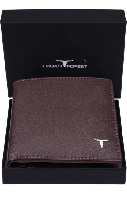 Urben Forest:- Men Casual, Formel Brown Genuine Leather Wallets