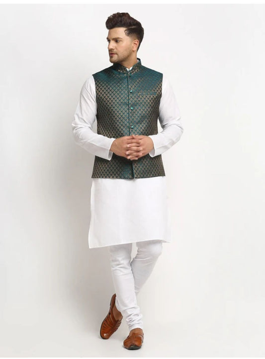 Men Printed Nehru Jacket