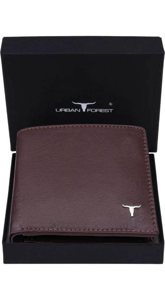Urben Forest:- Men Casual, Formel Brown Genuine Leather Wallets