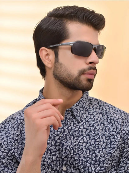 ROYAL SON:- Polorised, UV Protection Sports Sunglasses (for men- Black)