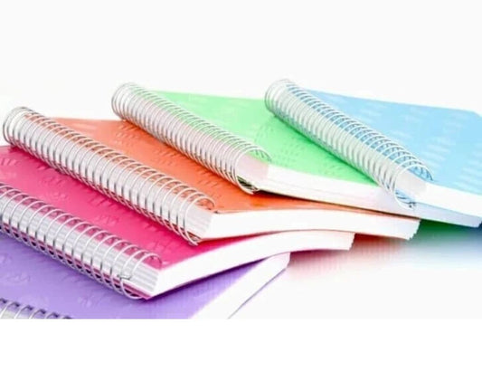 Notebook A4 Plane 200 pages( Multicolour , pack of 5)